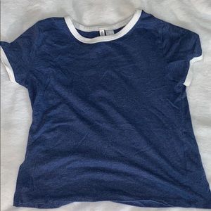 Blue tee